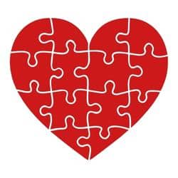 Puzzle Herz