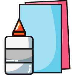 Puzzle Karton zum Aufkleben