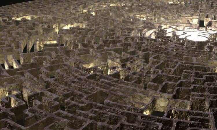 Titan Puzzle - Labyrinth Metallpuzzle Knobelspiel Metall