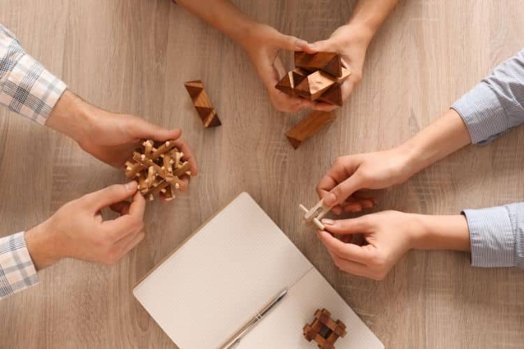 Schiebepuzzle Schiebespiel Erwachsene Knobelspiele