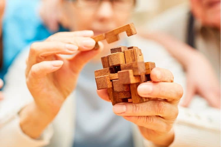 Schiebepuzzle Schiebespiel Senioren Knobelspiele