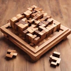 Knobelspiele aus Holz