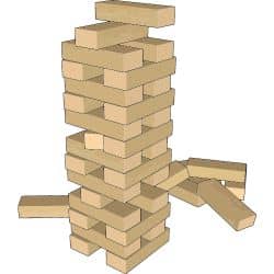 Gesellschaftsspiel Holz wackelturm vergleich